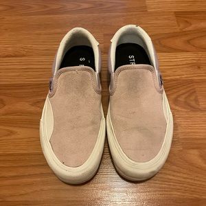 Straye pink and violet suede sneakers